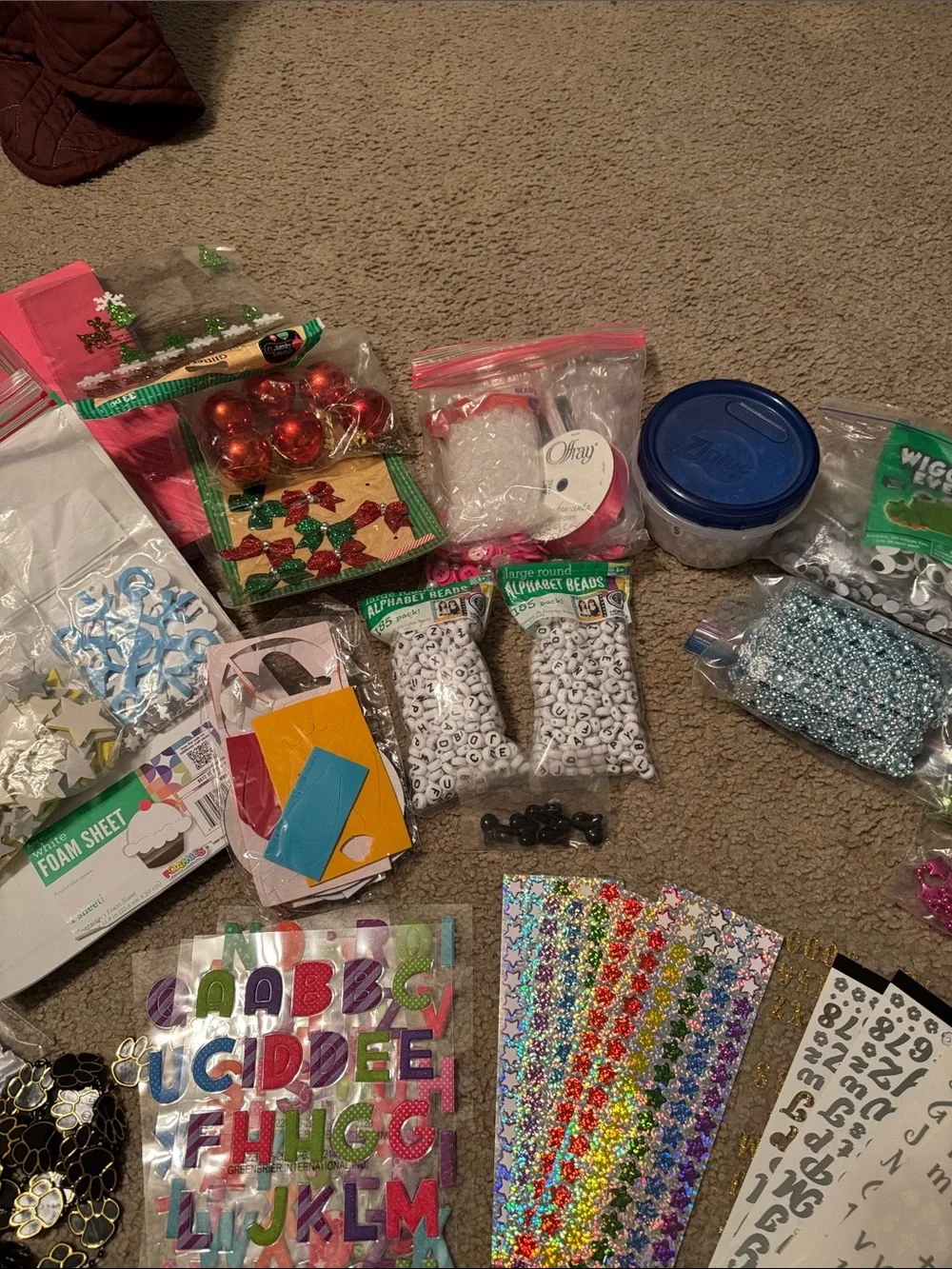 Assorted Party Craft Embellishments - Multicolor